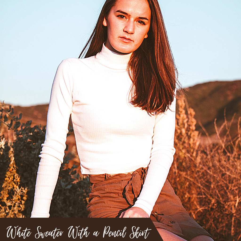 5 Ways to style a white sweater this Fall