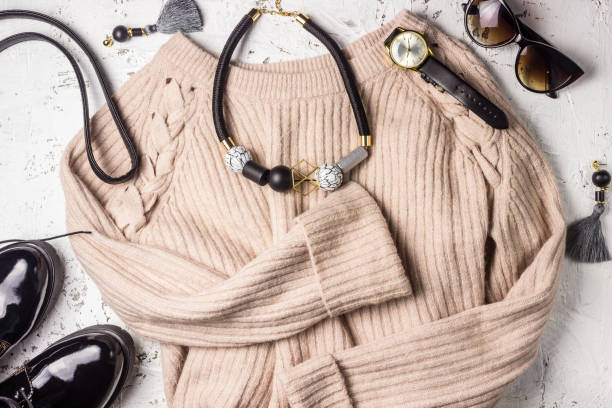 How to Accessorize Knitwear for a Statement Look