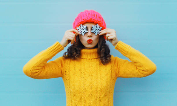 How to Wear Bright-Colored Sweaters This Winter