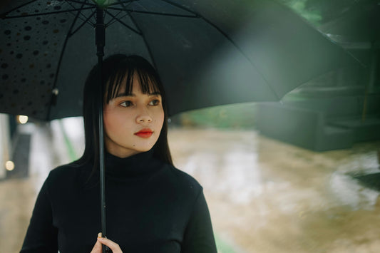 How to Wear Knitwear in Rainy Weather Fashionably