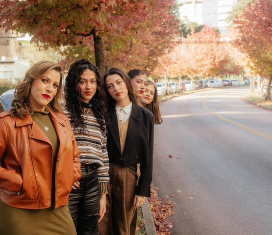 How to Style Knitwear with Leather Looks