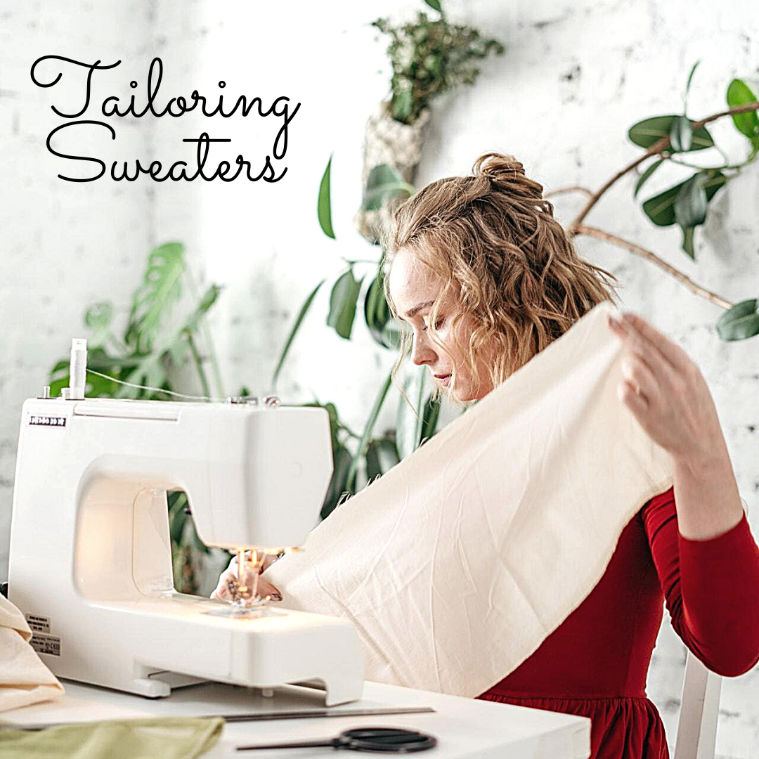 woman sewing a garment using a mechanical sewing machine