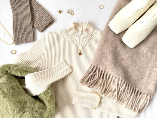 How to Accessorize a Simple Sweater for a High-Fashion Look