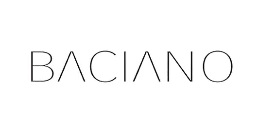 simple black and white baciano logo
