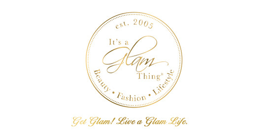 its a glam thing logo in gold