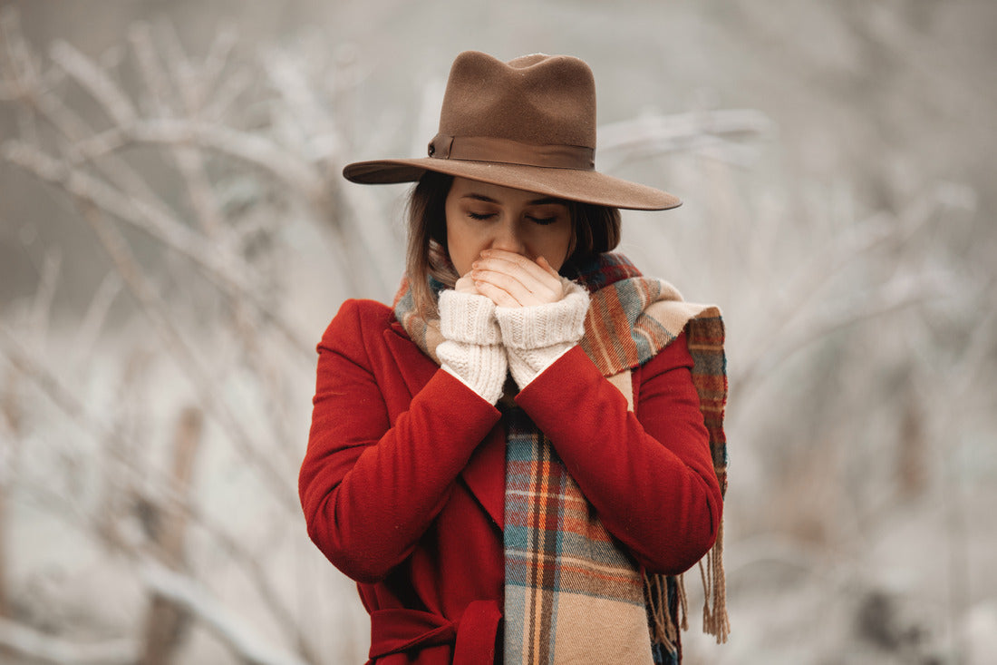 girl wearing winter coat