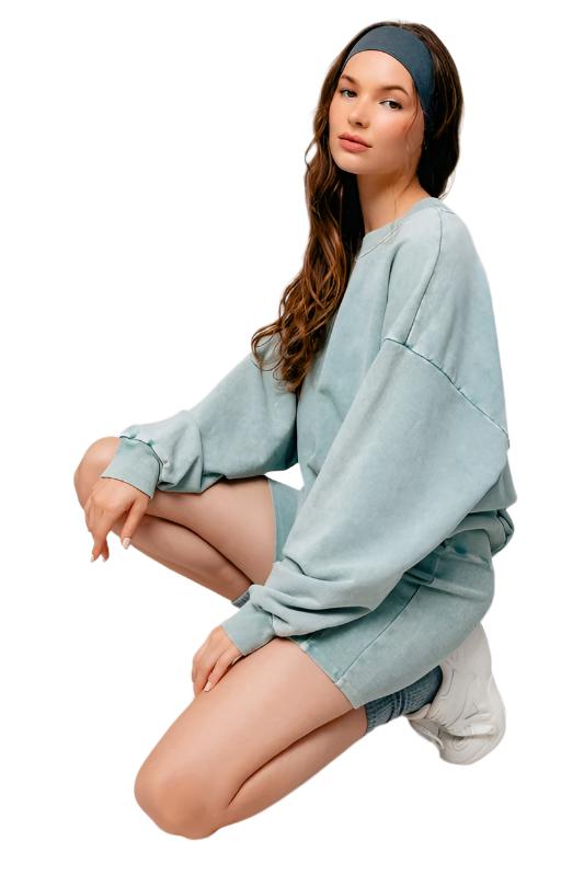 Washed Oversized Pullover