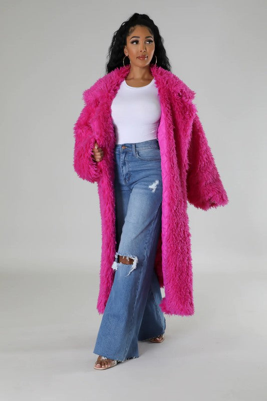 Fuzzy Fur Winter Heavy Jacket