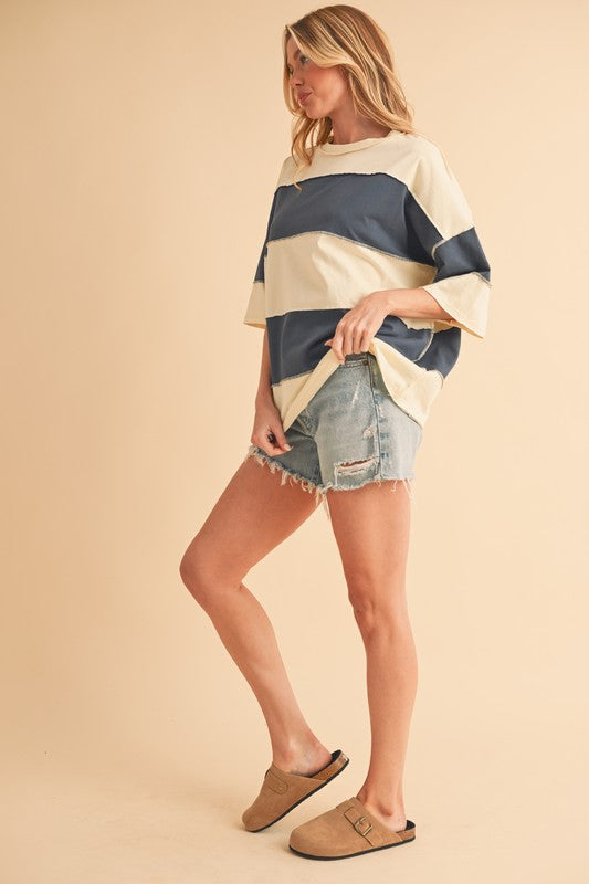 Polly Color Block Top