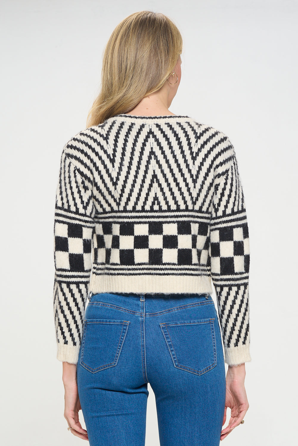 Harmony Blend Patterned Knit Top