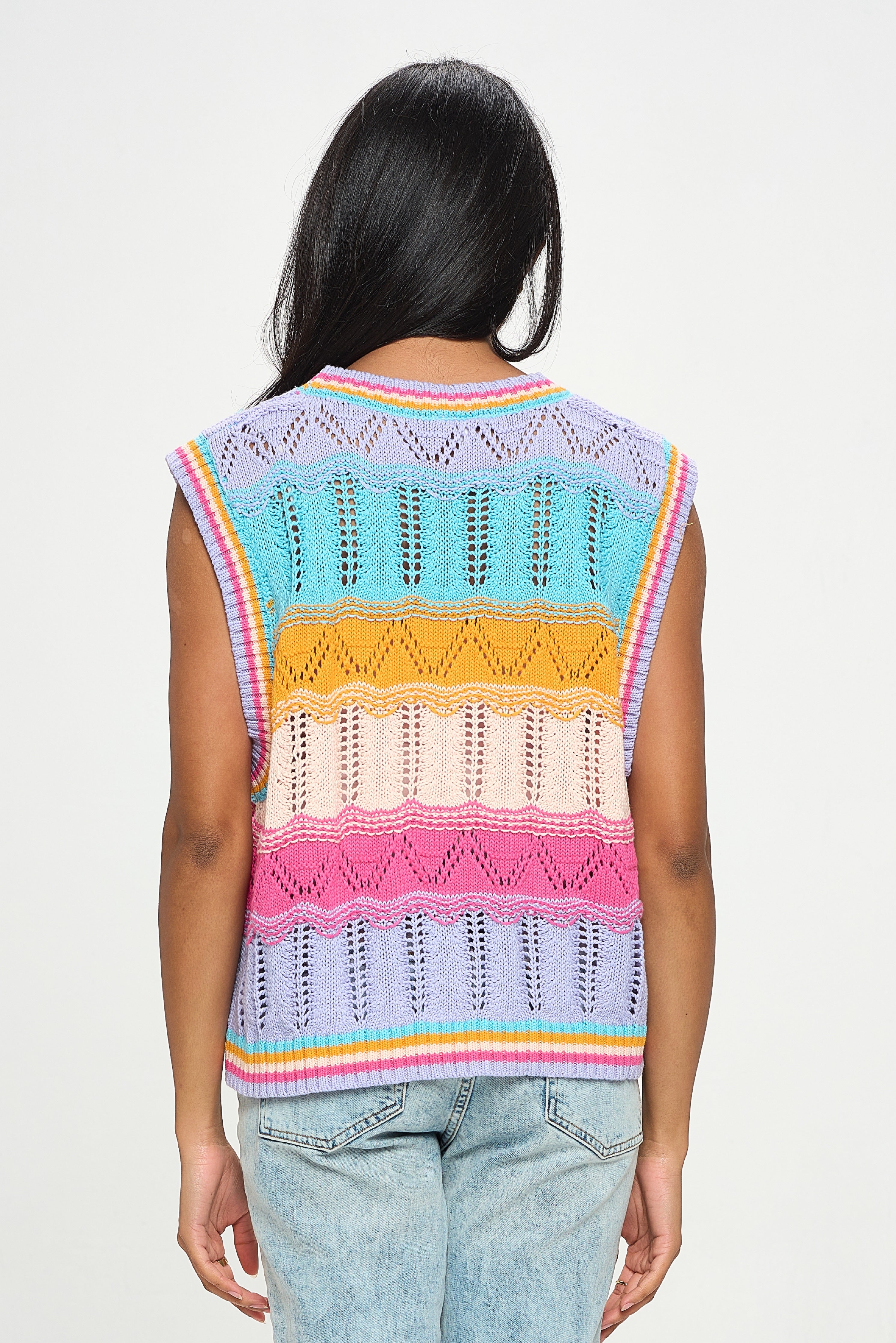 Candy Shop Knit Sweater Vest