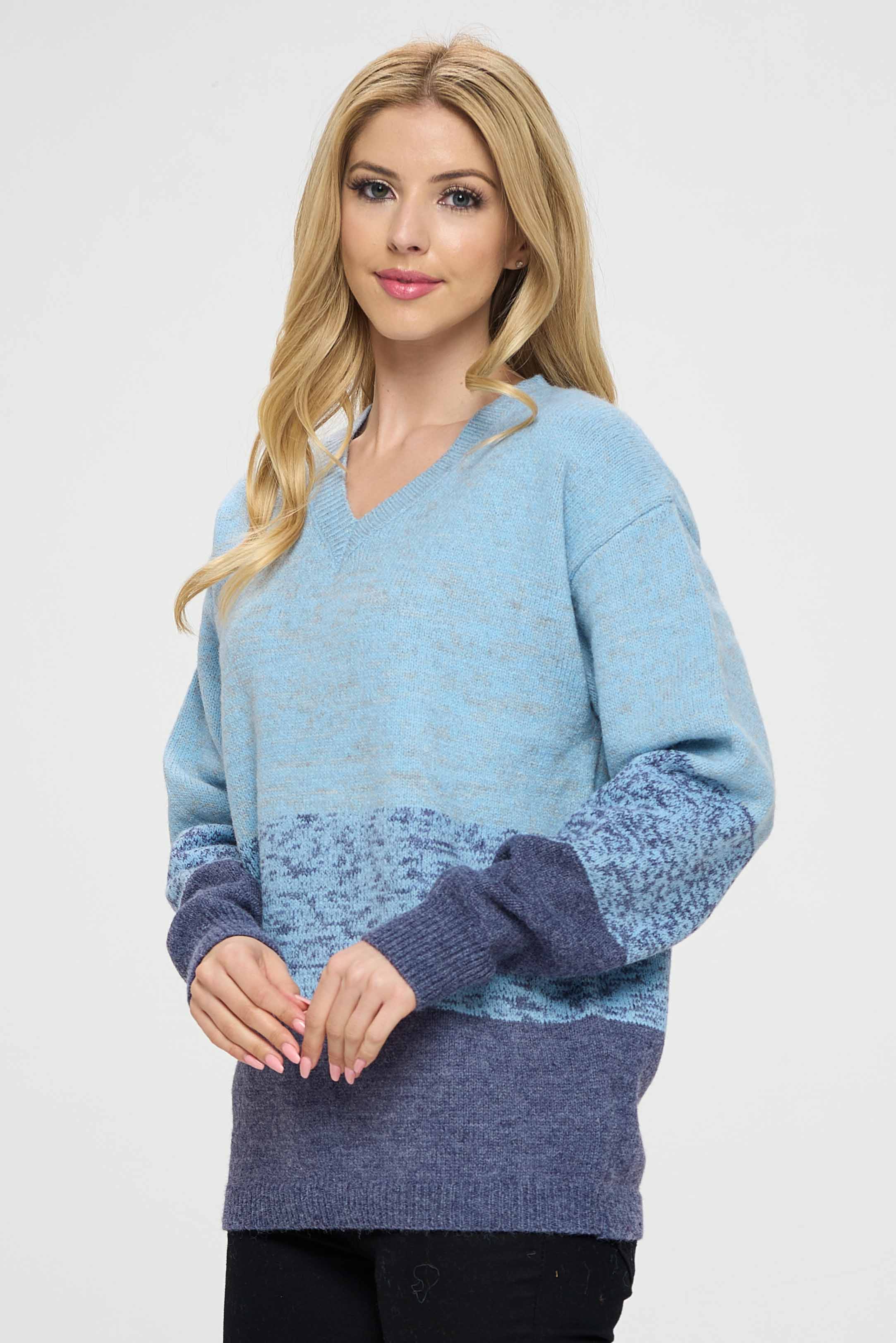 Blue Shade Sweater Top - Baciano Official Store