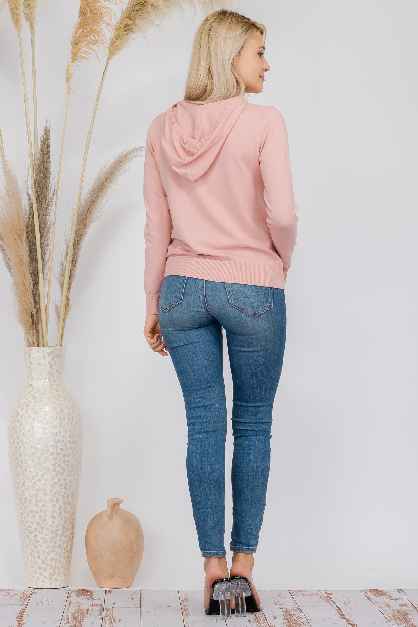 Blush Laid Back Sweater Hoodie - Baciano Official Store