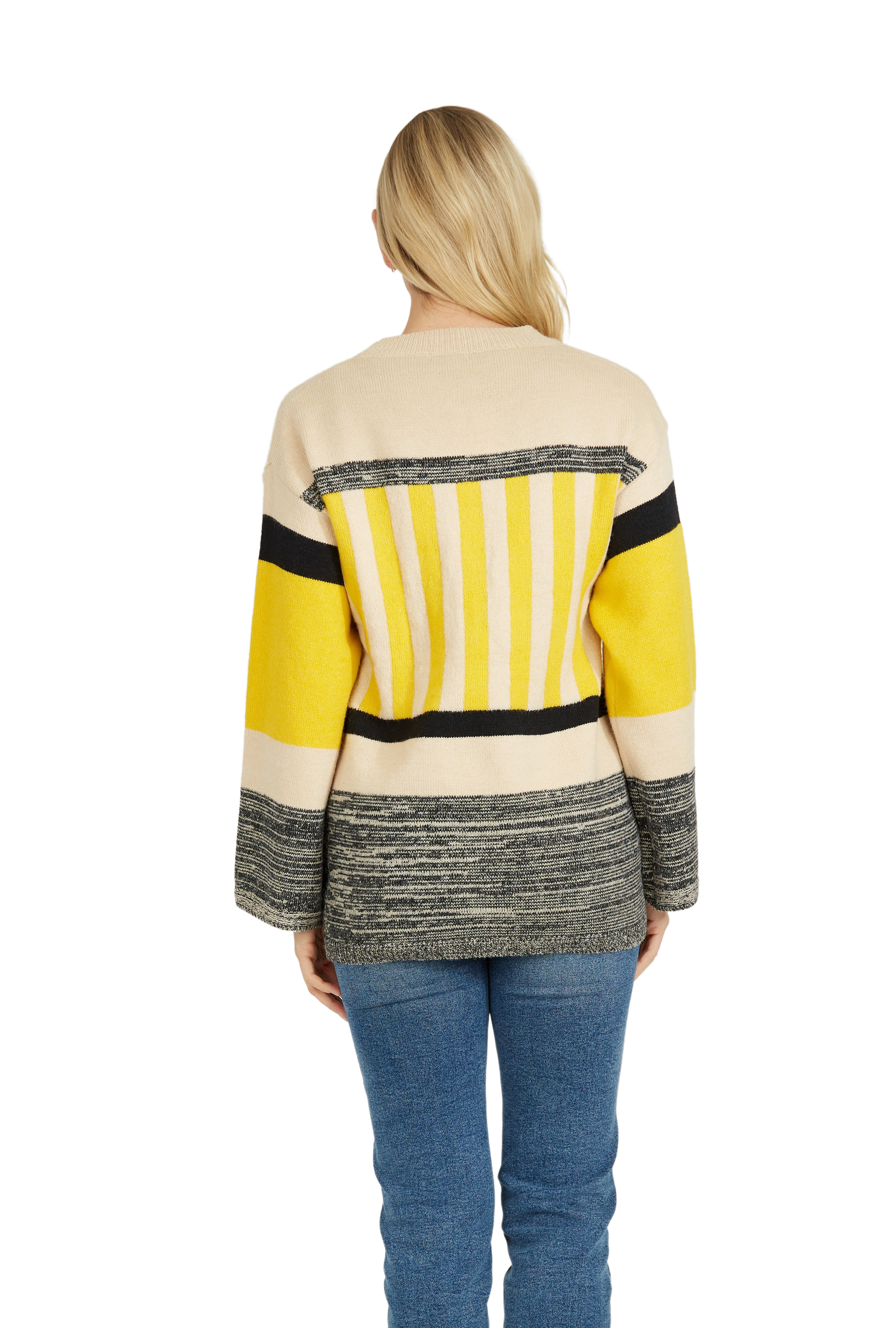 Melange Design Sweater- Baciano